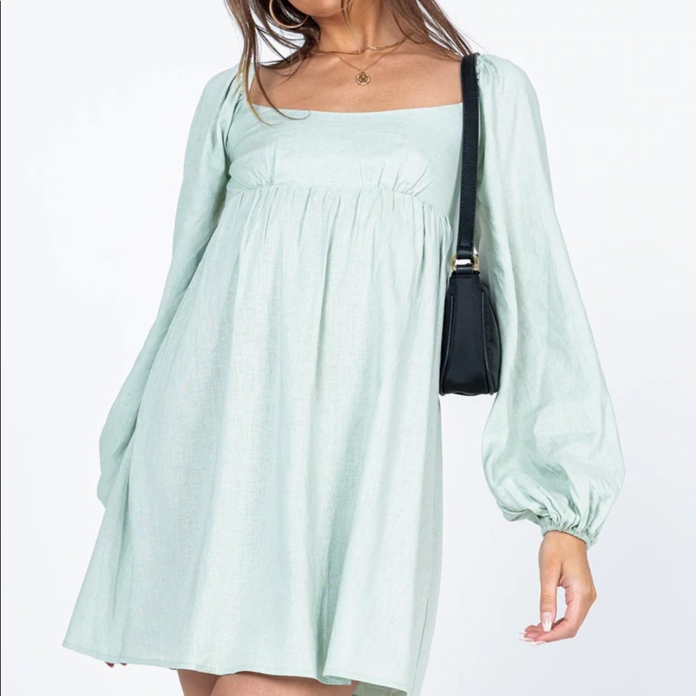 Princess Polly green dress